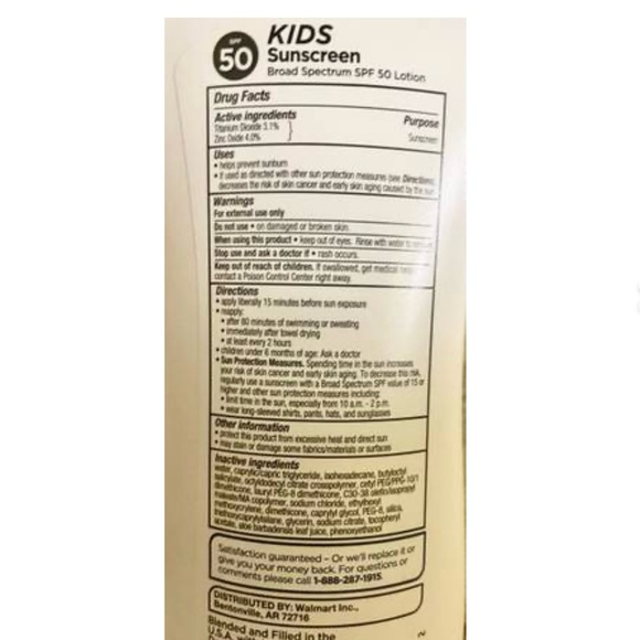 KIDS Sunscreen Lotion, 50 SPF Broad Spectrum Protection Sun Rays Child Skin Care - Picture 4 of 6